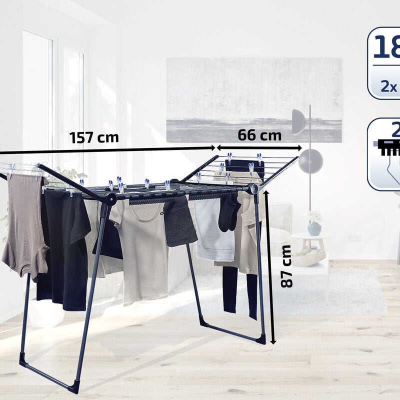 Pegasus 180 Solid Black T&oslash;rrestativ