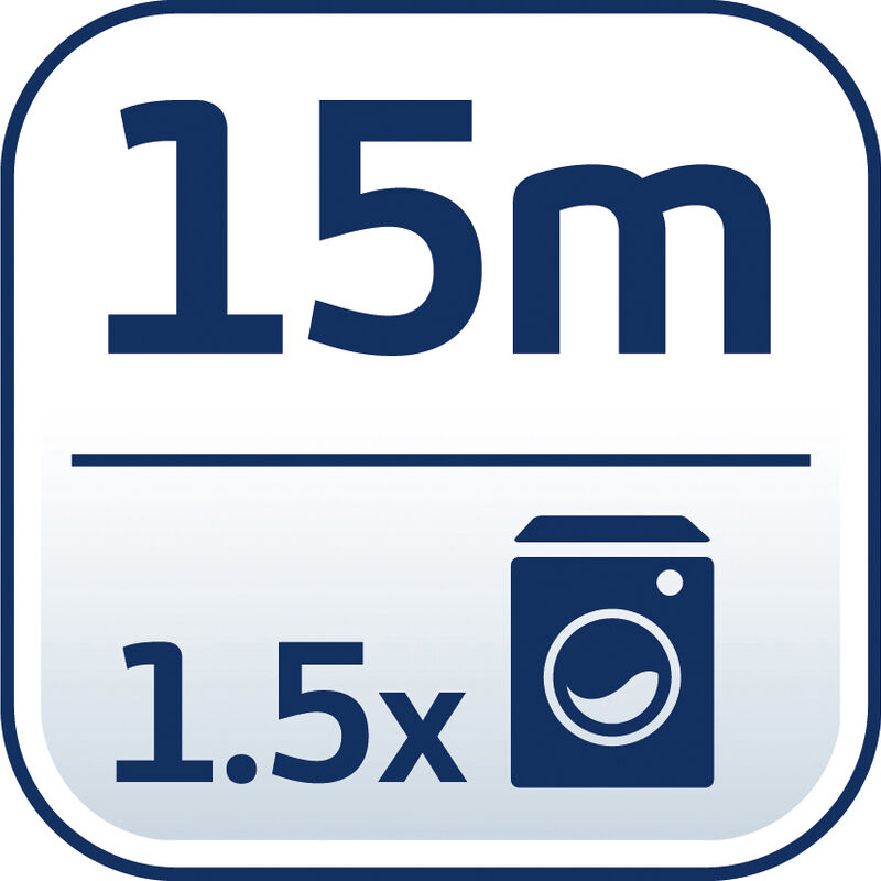 Rollfix Triple 150 Longline Vægmonteret tørrestativ