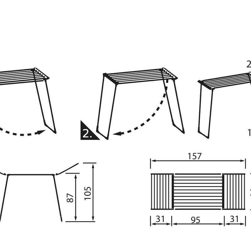 Pegasus 180 Solid Black T&oslash;rrestativ