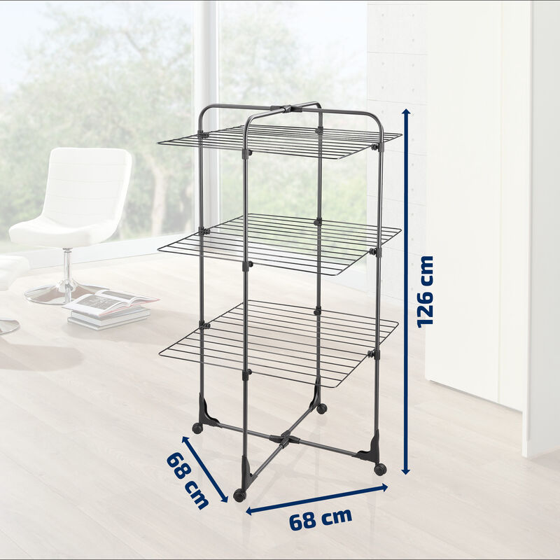 Classic Tower 270 Black Tørrestativ