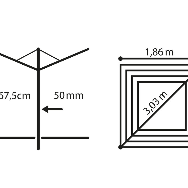Linomatic 400 Easy Paraplyt&oslash;rrestativ