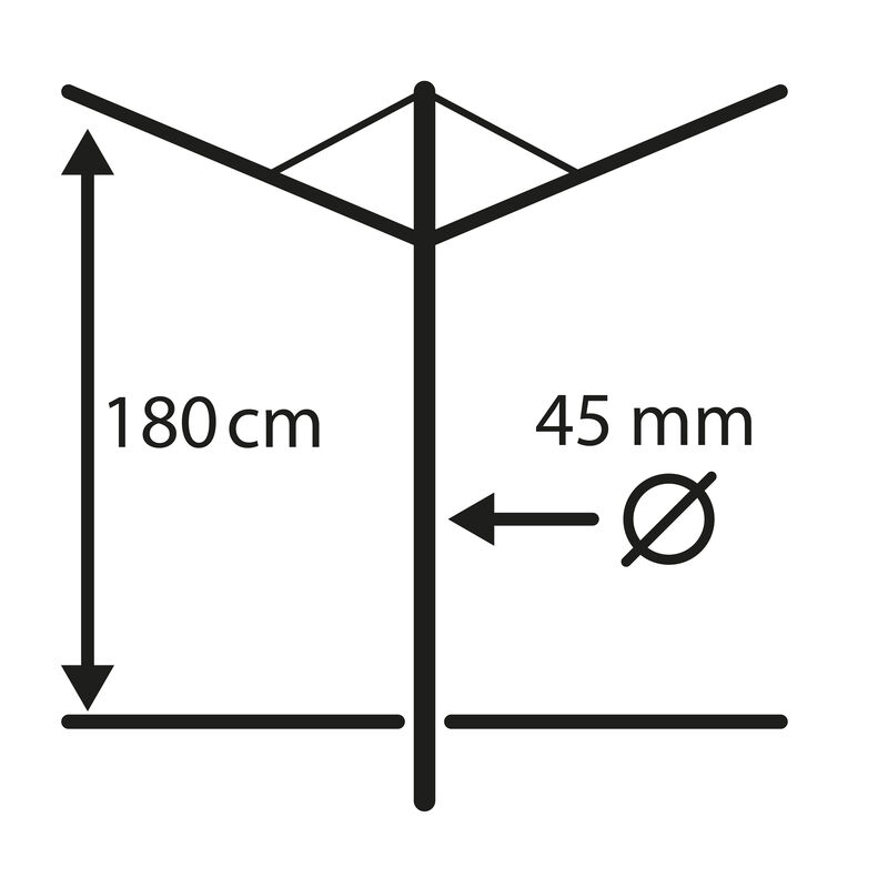 LinoLift 600 QuickStart Paraplyt&oslash;rrestativ