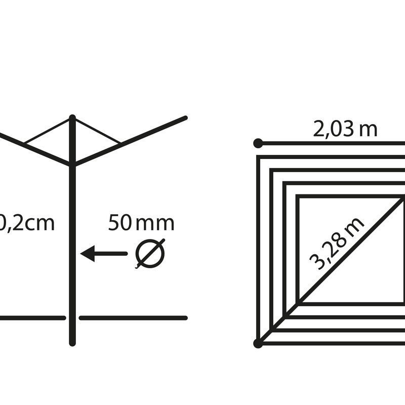 Linomatic 500 Easy Paraplyt&oslash;rrestativ