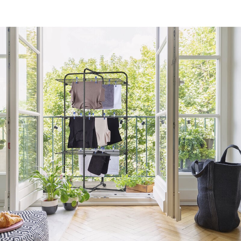 Classic Tower 270 Black Tørrestativ