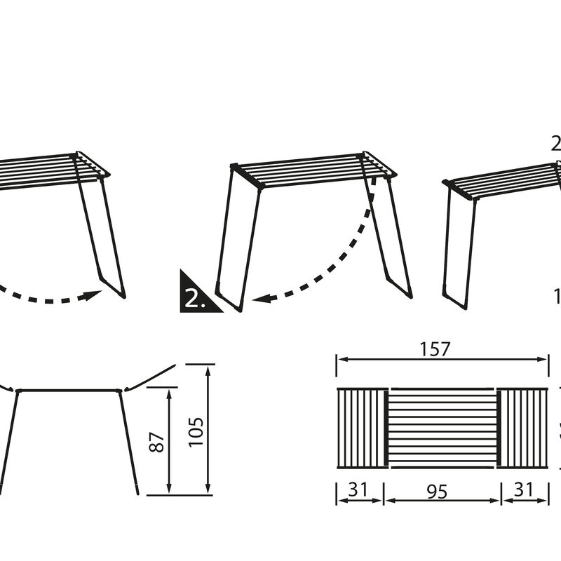 Pegasus 180 Solid Black T&oslash;rrestativ