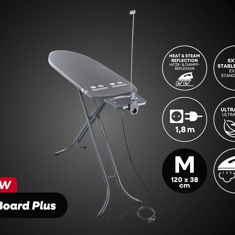 Airboard M Black Plus Strygebr&aelig;t