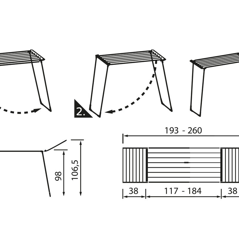Classic Extendable 230 Solid T&oslash;rrestativ