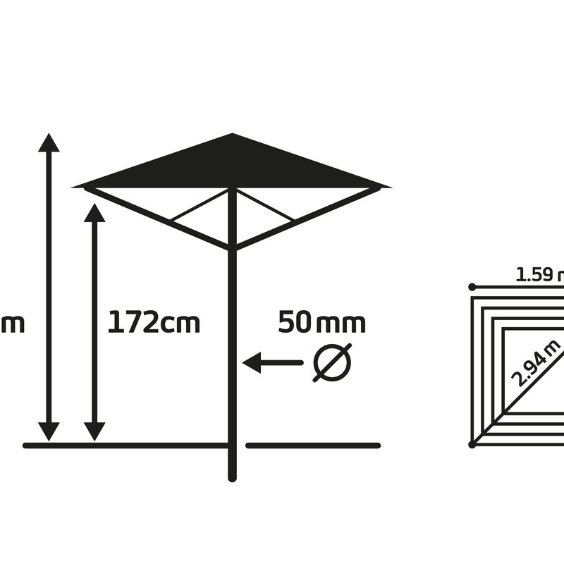 LinoProtect 400 Paraplyt&oslash;rrestativ